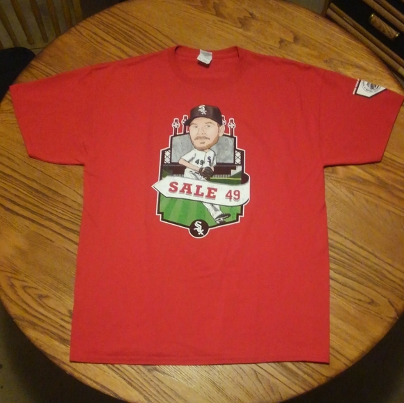 ⚾ Chris Sale Chicago White Sox Shirt Pitcher MLB - Picture 3 of 6